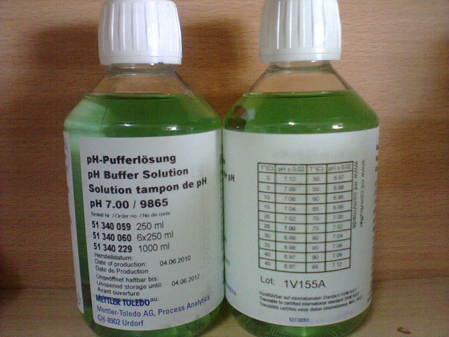 Buffer 4.01, 7.00, 9.21,10.00,3 M KCL, Cleaning Solution 
