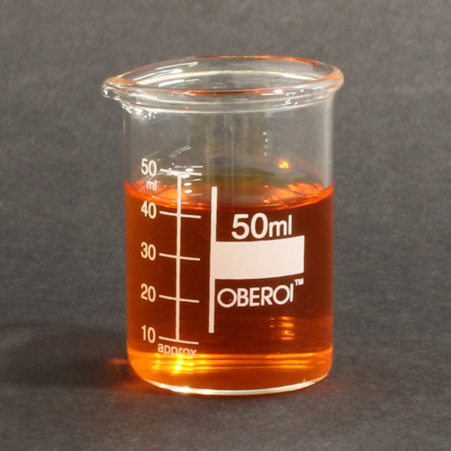 50 ml Glass Beaker, Low Form, Graduated with Spout