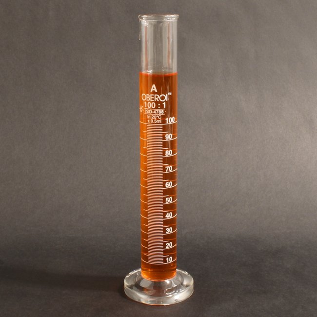 100 ml Graduated Cylinder, Round Base, Class A