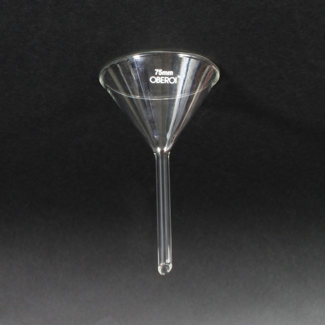 Filtering Funnel, 75mm Dia., 60° Angle
