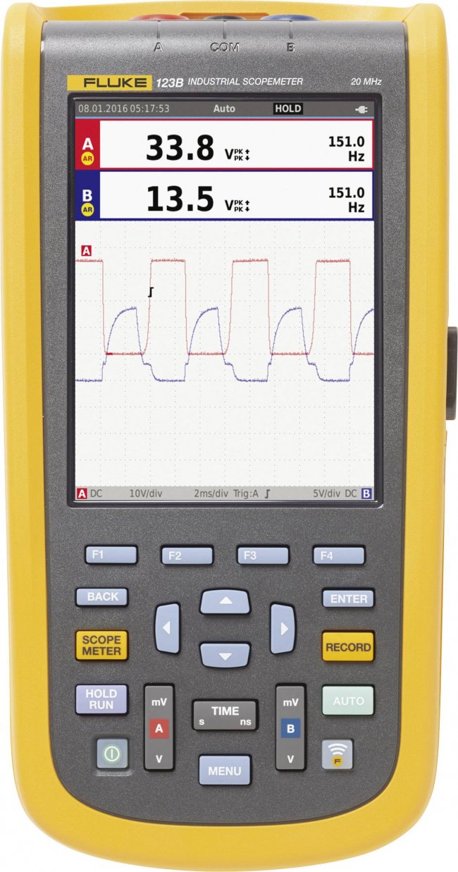 FLUKE 123B/INT/S Industrial Scopemeter (Include Software)