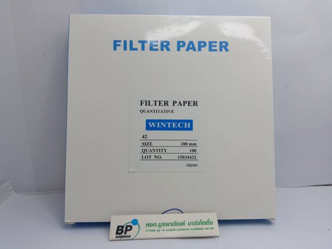 Filter Paper WINTECH/JAPAN NO.42 mm Lot No.15034432